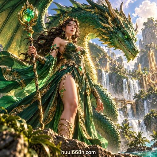 Ilustrasi fantasi mitologi huui668 — huui668n.com